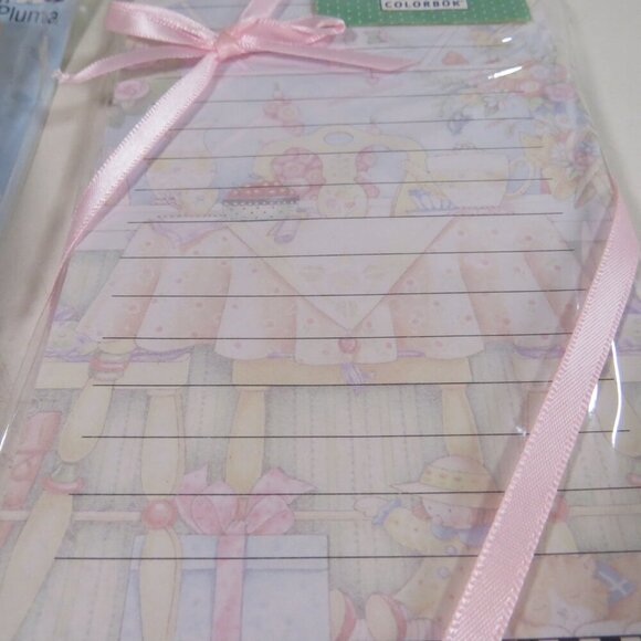 Mary Engelbreit Tea Party Note Pad with Magnet & Ergonomic Ink Pen Studio 18 - Picture 6 of 7